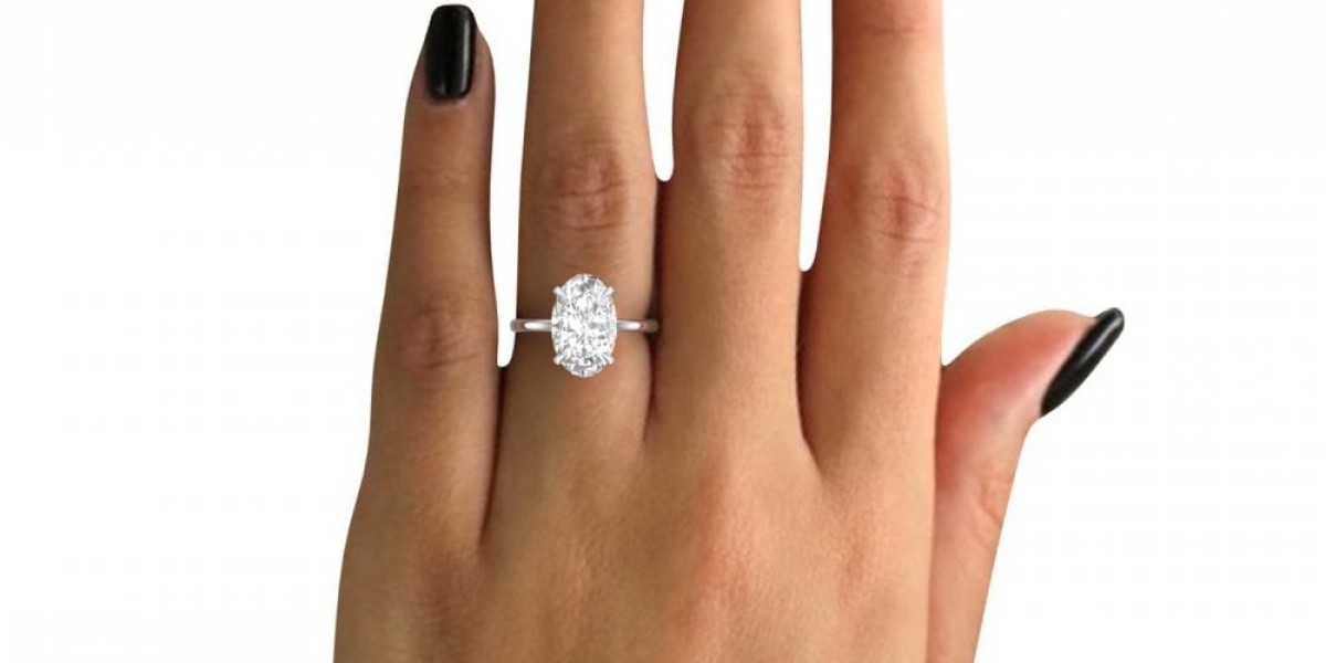 Oval Diamond Rings with Hidden Halos You Need to See