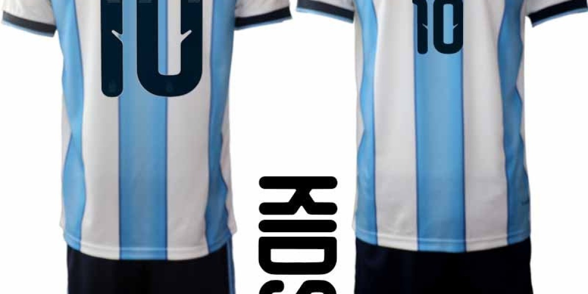 Ny Argentina 2026 VM Hemmafotbollströja Till Salu Köp Online